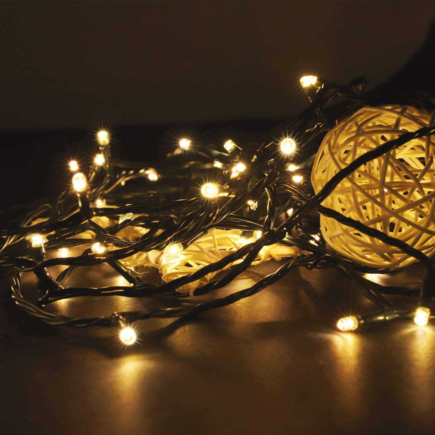 PMS 100-1000 LED Christmas Lights, Low Voltage Fairy String Lights with 8 Modes, Ideal for Xmax Tree, Garden, Home, Party, Halloween Festival Deco (100 LEDs, Warm White)