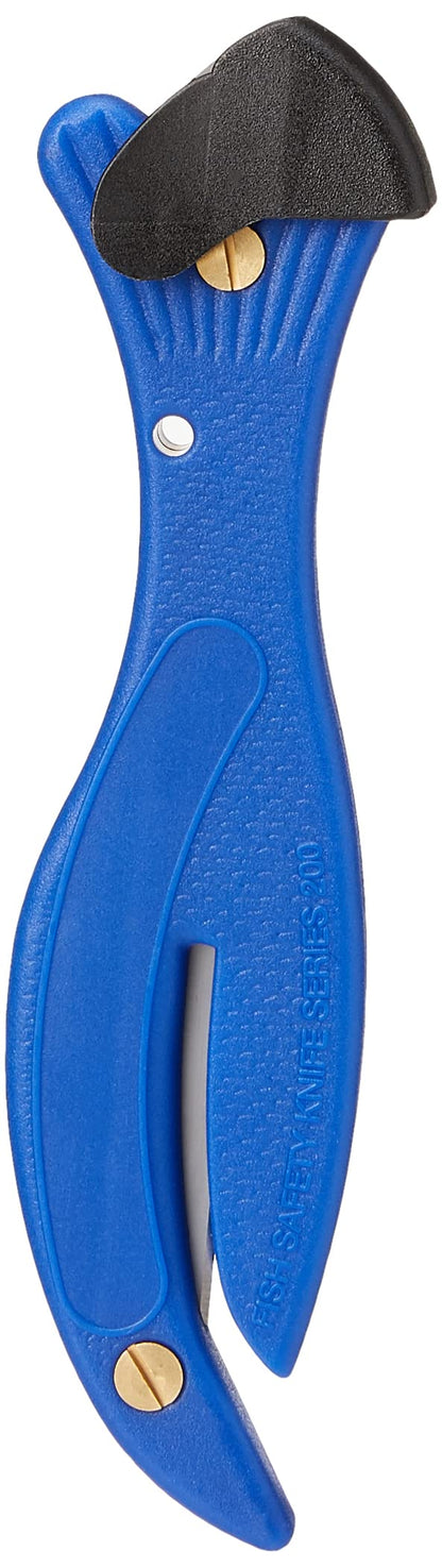 duratool F200 Fish Style Safety Knife , Blue