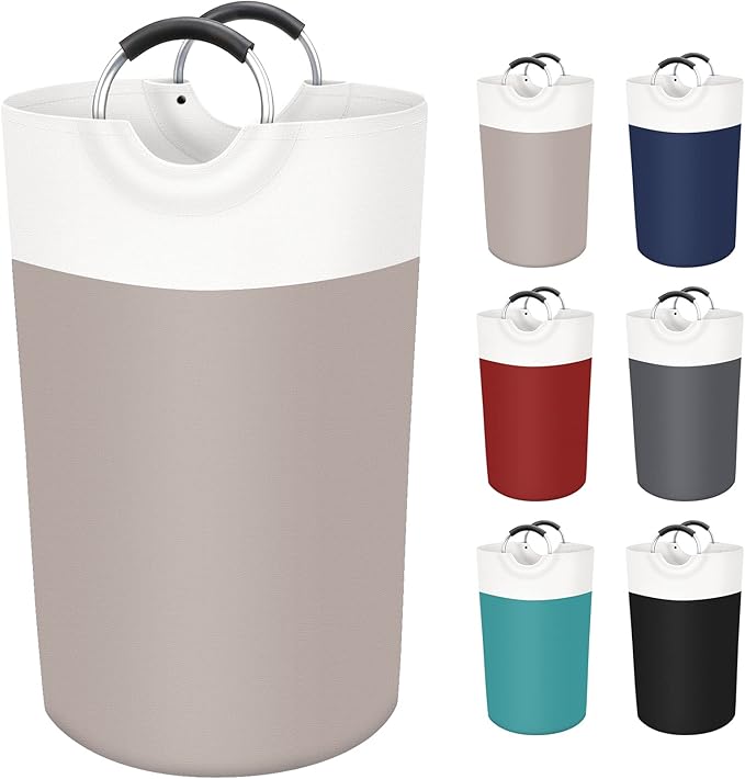 BlissTotes 90L Laundry Basket, Freestanding Laundry Hamper, Collapsible Dirty