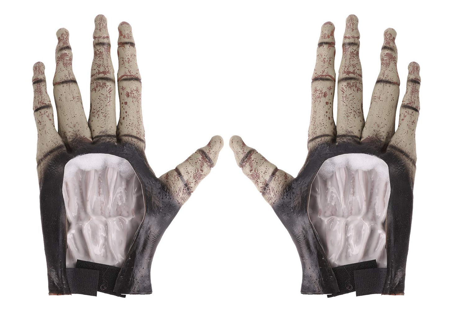 Skeleton Gloves Halloween Costume Party Cosplay Skull Gothic Horror Bone Gloves Skeleton Dress up Role Play Devil Witch Finger Wolf Claws Glove Halloween Props Party Favors