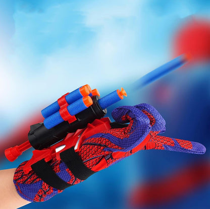 Set of 2 Spider Web Shooters Wrist Launcher Web Shooter Spider Gloves Web-Shooters for Kids