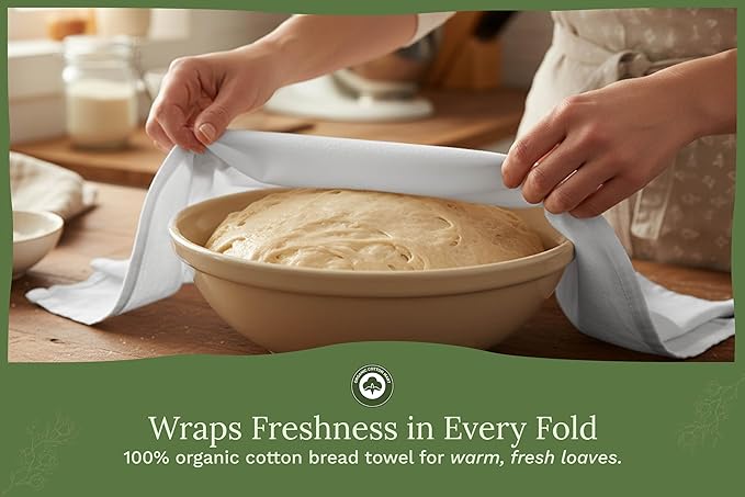 Organic Cotton Tea Towels for Embroidery