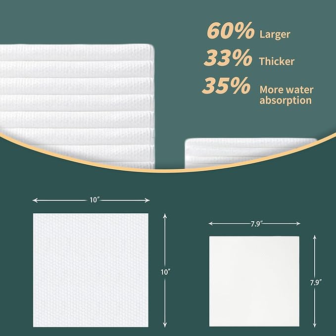 Ourmed Life Face Towels, Lint- free Face Wipes