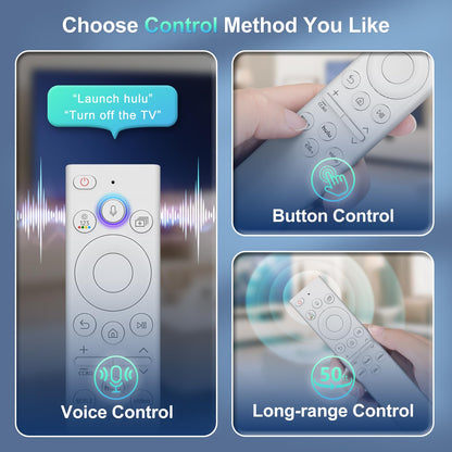 Voice Replacement for Google-Chromecast-Remote, G9N9N for Chromecast with Google TV Remote, for Google TV Streamer (Only for Snow Chromecast Google)