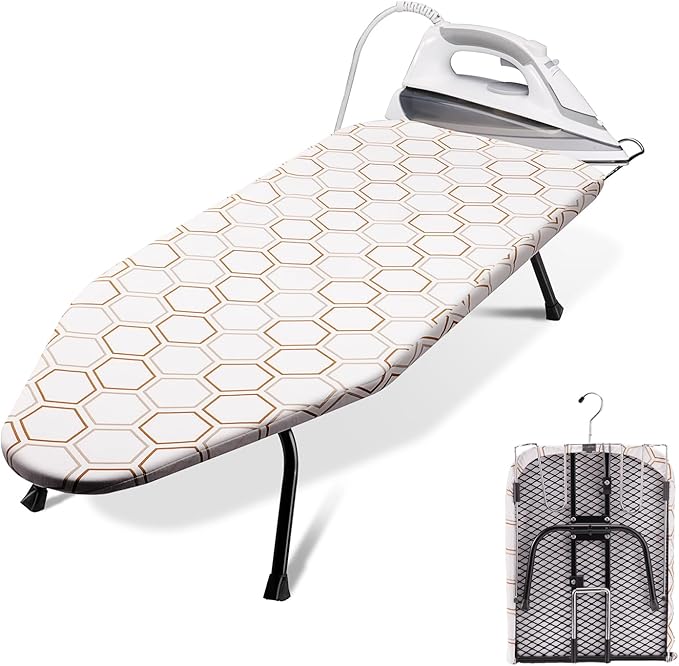 SheeChung Small Tabletop Ironing Board 32" Lx12 W, Folding Ironing Board