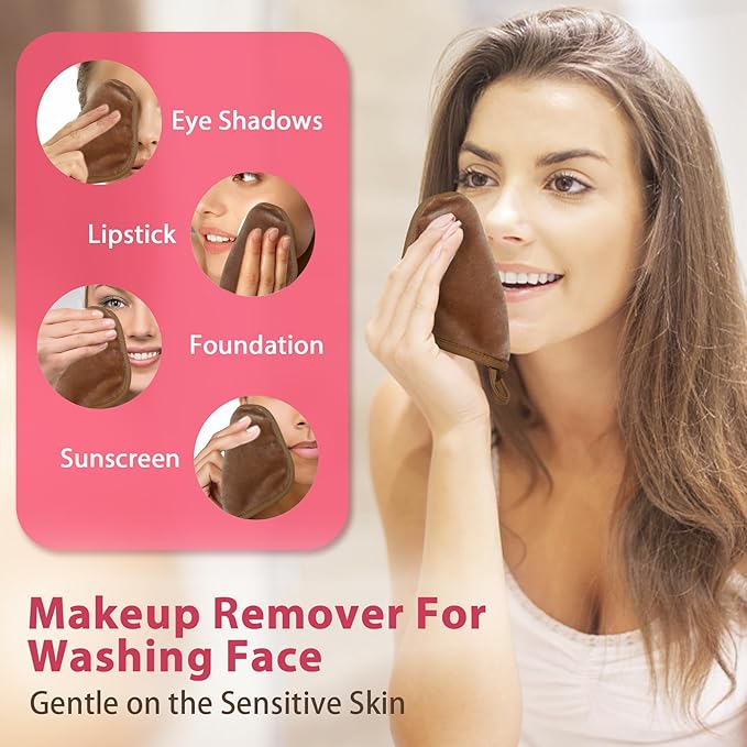 Makeup Remover Cloth, Makeup Remover Pads Microfiber Face Washcloth