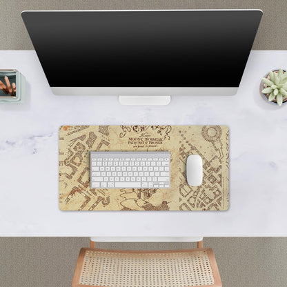Head Case Designs Officially Licensed Harry Potter The Marauder's Map Graphics 23.62 x 11.81 x 0.12 inches (600 x 300 mm) - L Gaming Office Desk PC Keyboard Mouse Mat Pad