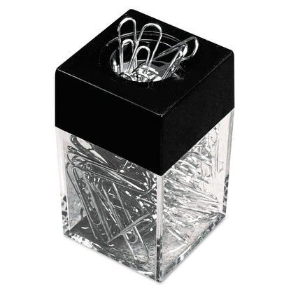Paper Clip Dispenser, Magnetic Paper Clip Holder – Compact Size fits Perfectly on Your Desk or Table – Great for School, Office - 6 Pack