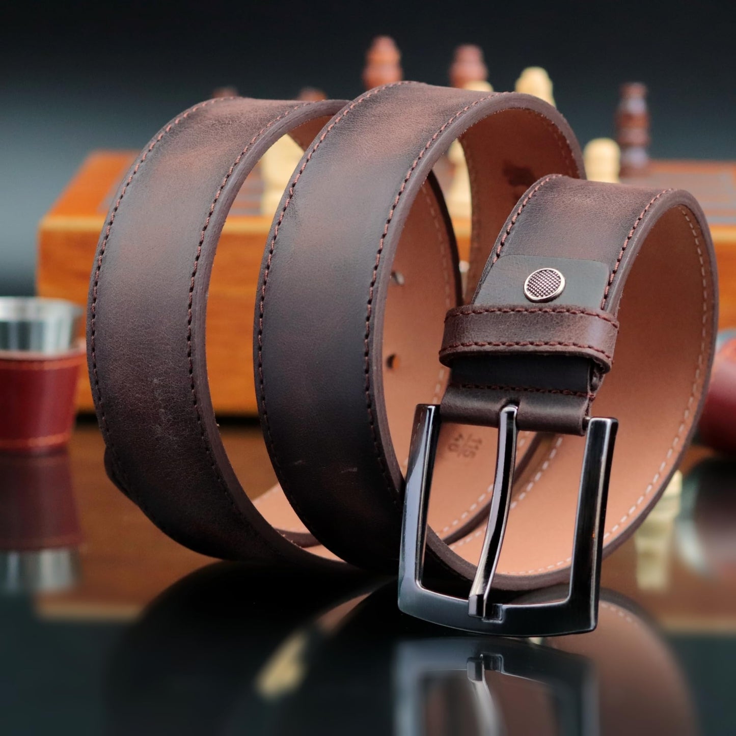 Eagle Epic Custom 100% Genuine Leather Belt for Mens Valentine's Day Gift, Handmade Personalized Engraved Classic Casual Leather Belt, Leather for Your Valentine, Anniversary, Him Men Customized Gifts