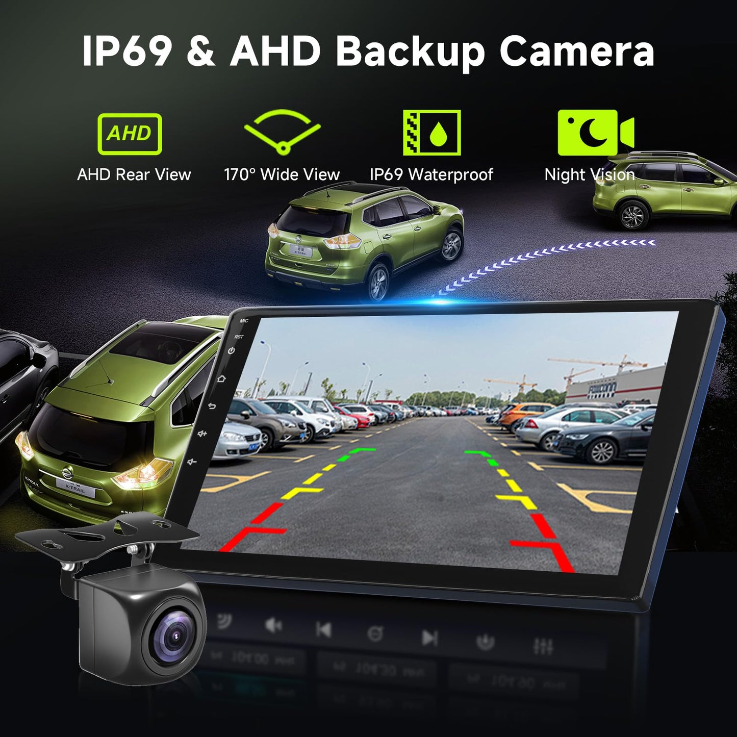 8Core 6GB+128GB Android 15 Radio for Volvo XC90 2004-2014 Car Stereo with 9-Inch 1280x800 IPS Touchscreen,Wireless Carplay/Android Auto GPS DSP 46EQ 5.0Bluetooth WiFi FM/RDS SWC Camera
