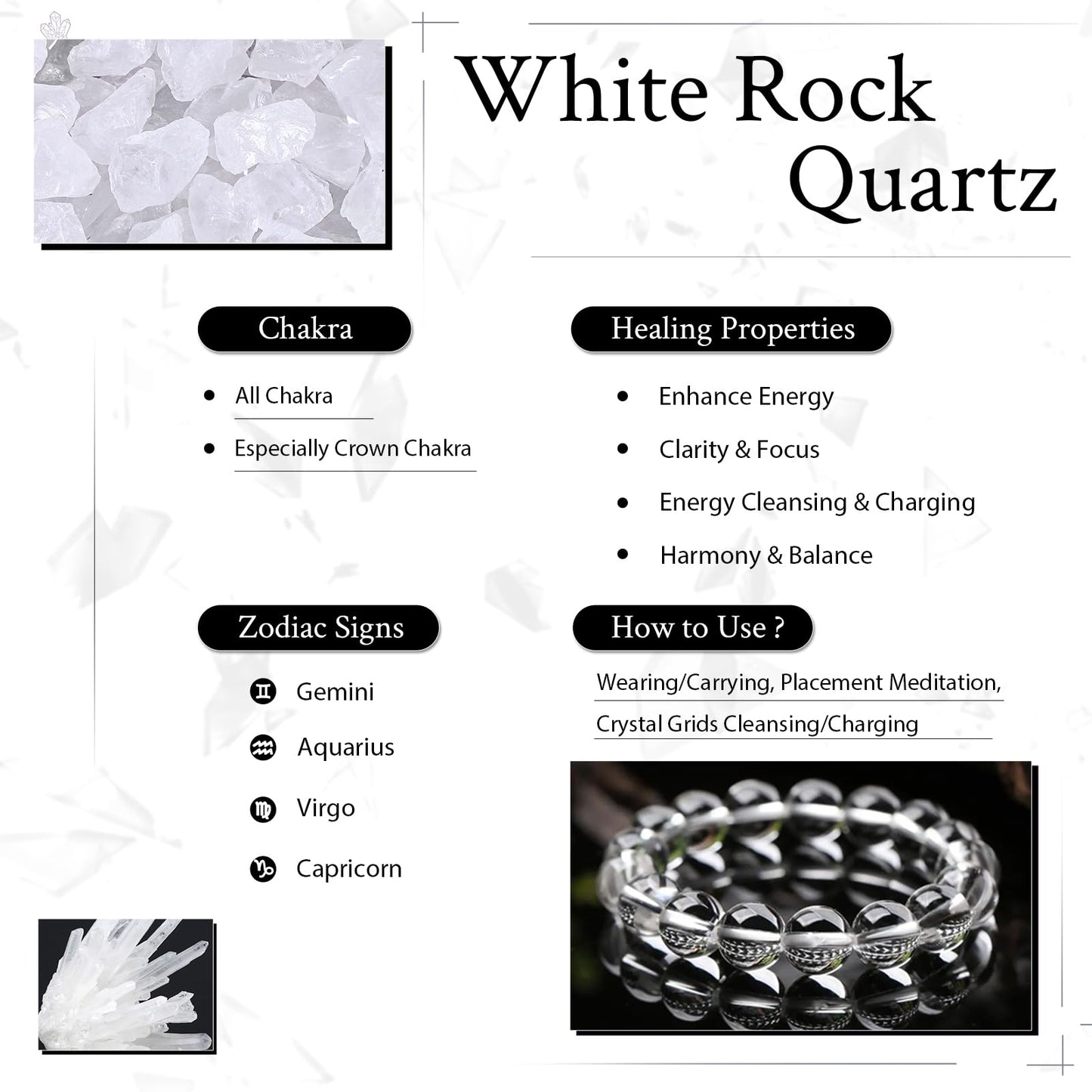 moonsix Natural Rock Crystal Quartz Obelisk Tower, Irregular Raw Crystal Wands Geode Stone for Meditation Home Decor, 401-500g