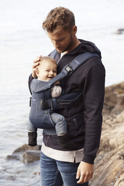 BabyBjörn Baby Carrier One Air, 3D Mesh, Navy blue