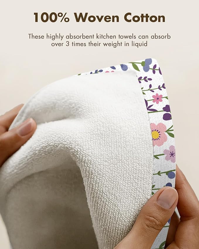 Cotton Kitchen Towels Set of 2