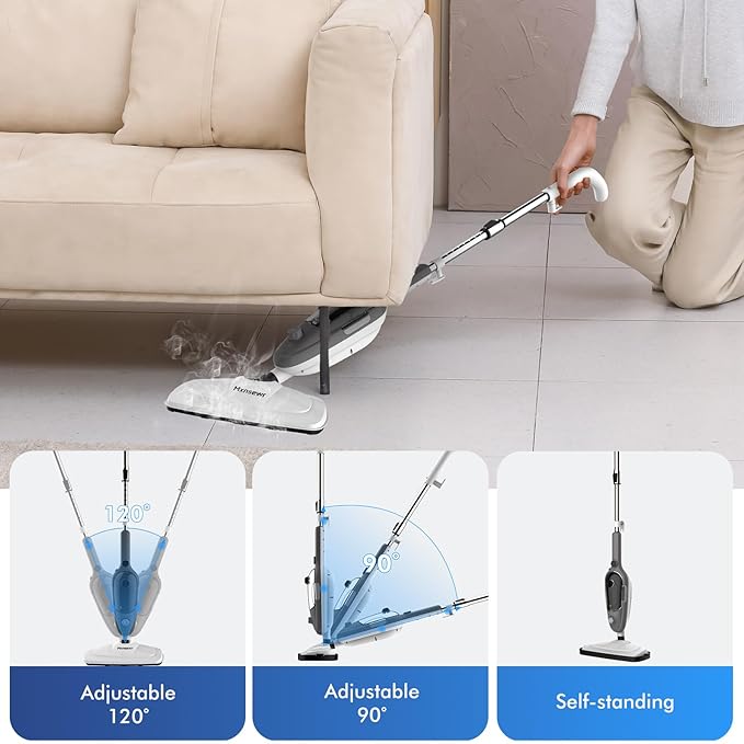 Steam Mop - All-in-one Powerful Handheld Steam Cleaner Detachable Floor Steamer