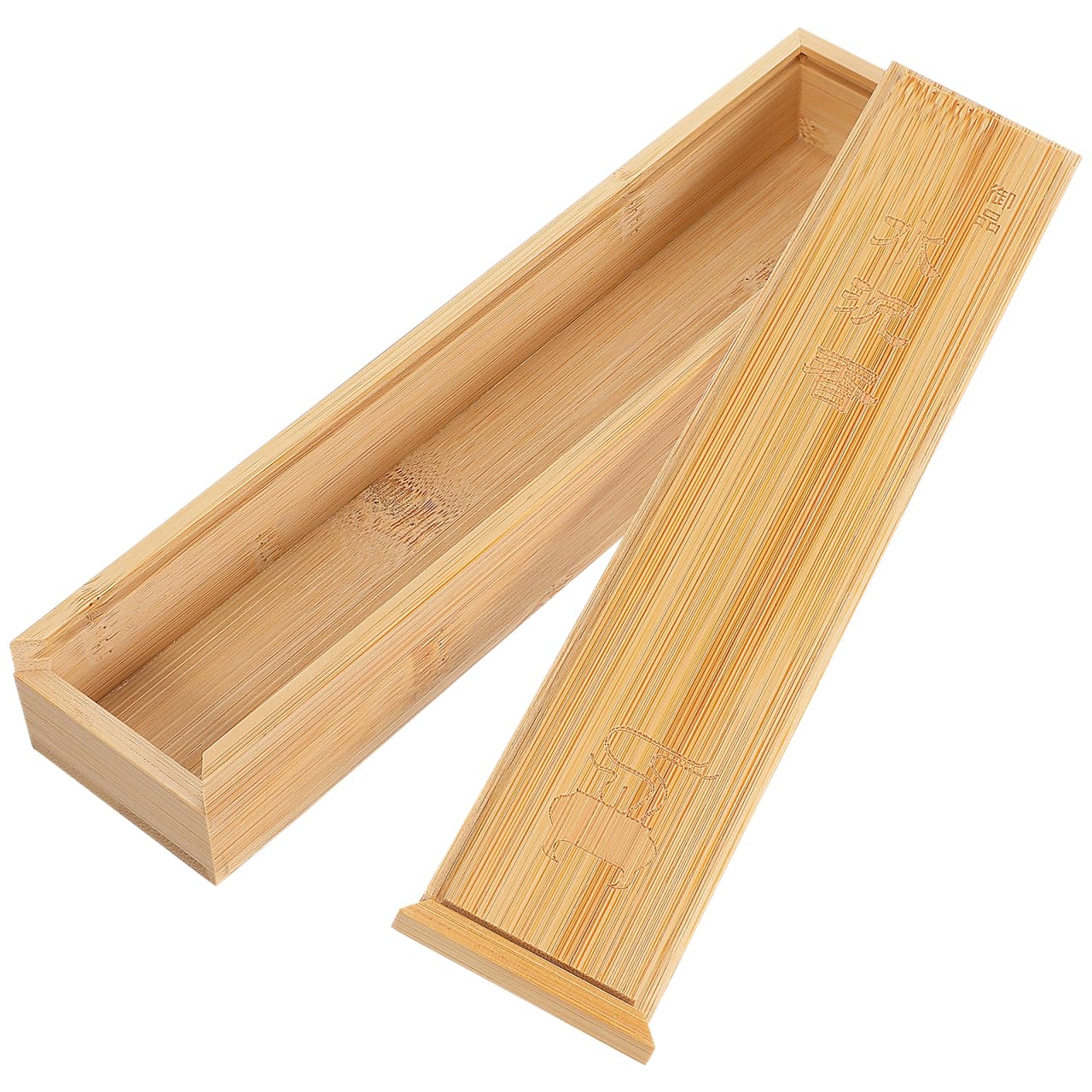 COHEALI Natural Bamboo Incense Holder and Storage Box, Incense Stick Burner with Ash Catcher, 8.85" Portable Case for Meditation, Yoga, Aromatherapy & Zen Home Decor