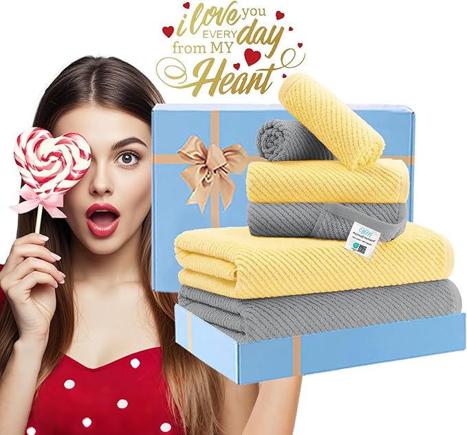 VOOVA & MOVAS Towels for Bathroom, Bath Towels