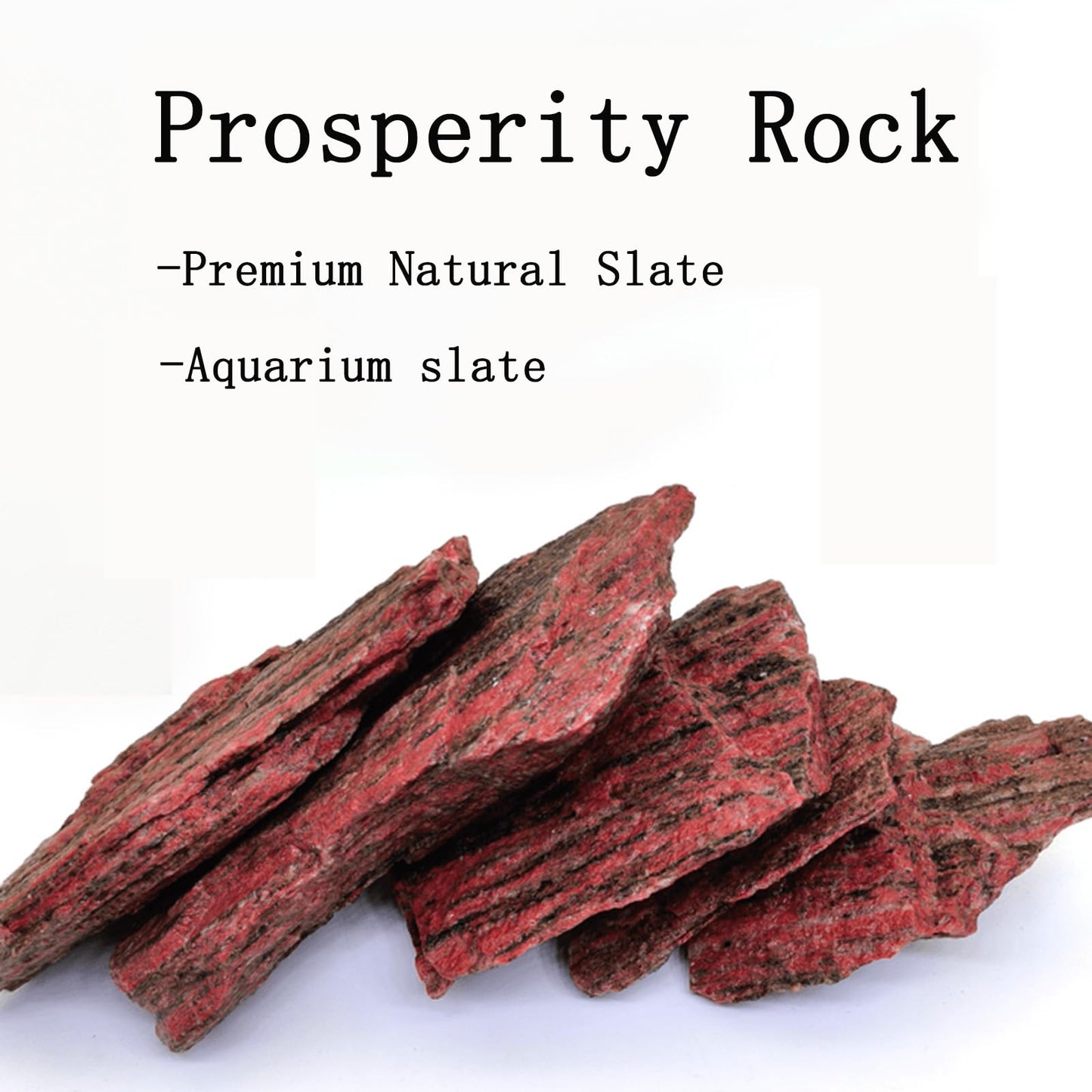 HAELFMRI 11 Lbs Natural Grey Slate Stones - Craggy Layered Rocks for Aquarium Hardscape & Iwagumi, PH Neutral Fish Tank Decor for Shrimp & Cichlids, Mixed Sizes 2-8 Inch for Terrarium