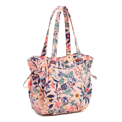 Cotton Glenna Satchel Purse, Paradise Coral, One Size