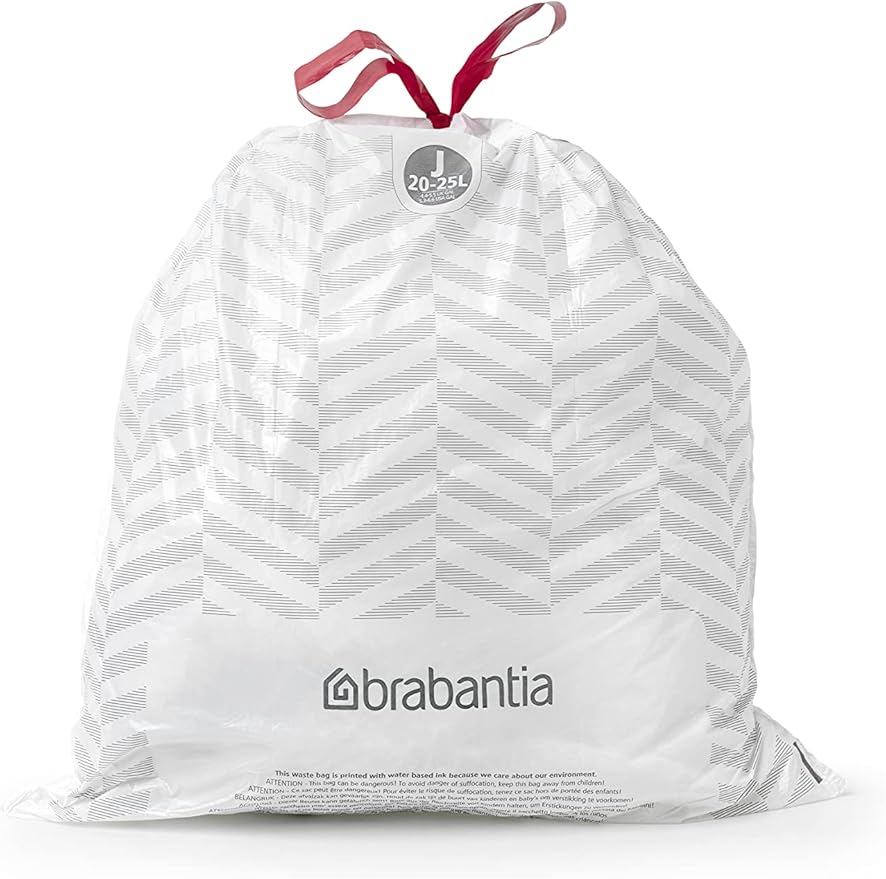 Brabantia PerfectFit Trash Bags Thick Plastic Trash Can Liners