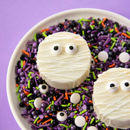 Sweets Indeed, Sprinkles, Bulk, 10 ounce, Edible Sprinkle Mix, Perfect for Cake Decorations, Baking, Ice Cream, Cookies, Cupcake Topper (Candy Eyeballs)