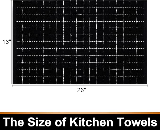 Mordimy 100% Cotton Terry Cloth Kitchen Towels, Super Soft and Absorbent Dish