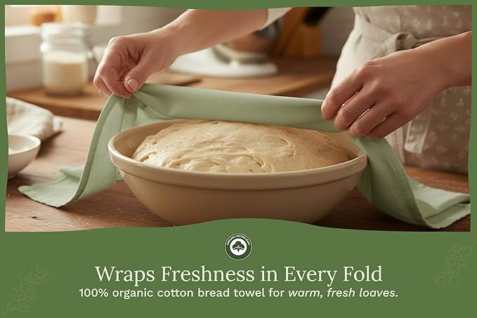 Sage Green Flour Sack Tea Towels