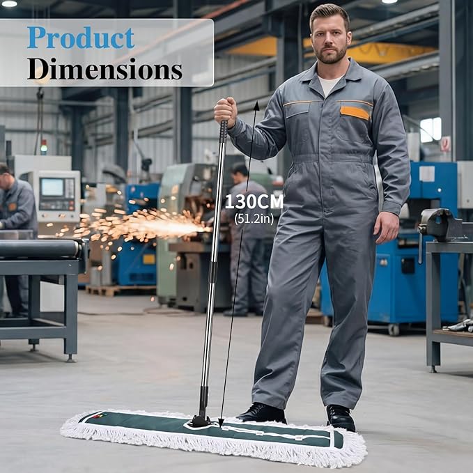 Commercial Mop, Masthome 42" Heavy Duty Dust Mop