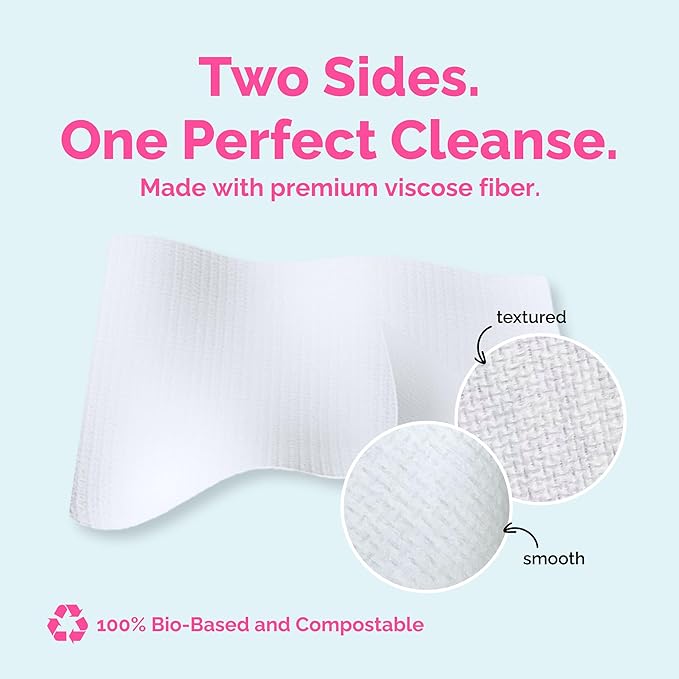 Elizabeth Mott Thank Me Later Disposable Face Towels – 100% Biobased Facial