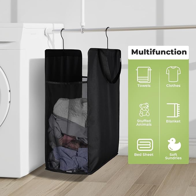 FENTEC Fentec Hanging Laundry Hamper, Hanging Laundry Basket, Slim Laundry