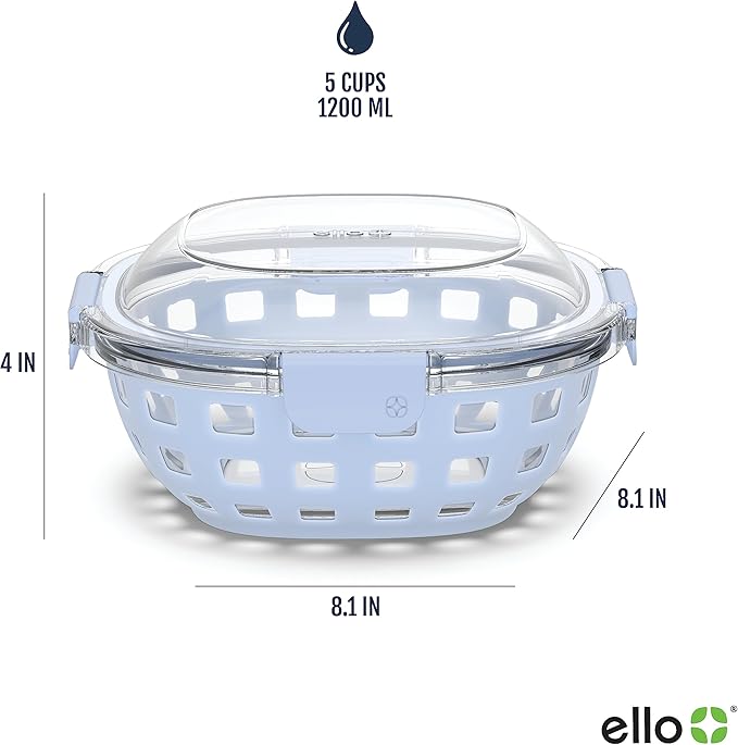 Ello Duraglass Meal Prep Container- Glass Food Storage Container