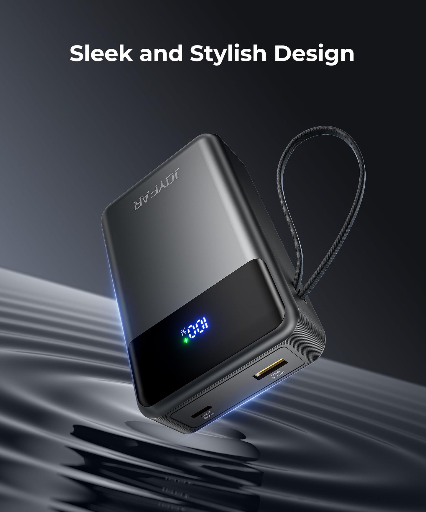 Portable-Charger-Power-Bank Travel Essentials Battery Pack USB C 30000mAh Built in Cable 22.5W Phone Fast Charging Powerbank Compatible with iPhone 16 15 14 13 12 11 iPad Samsung Google Xiaomi