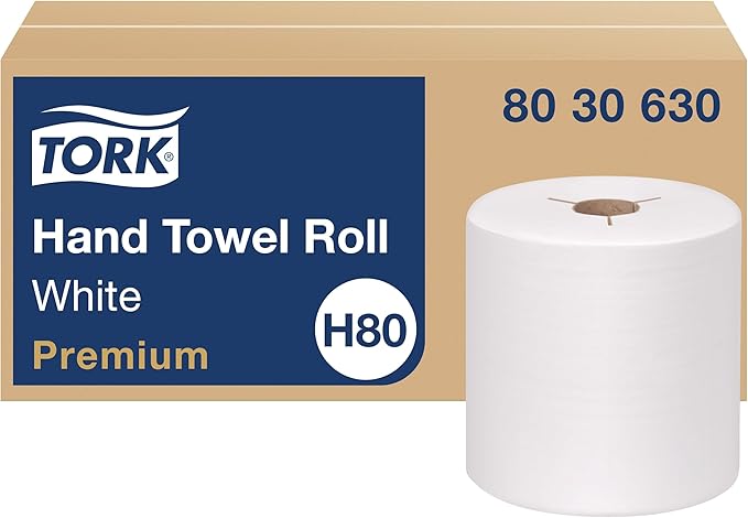 Tork Roll Hand Towel White H80, 6 rolls