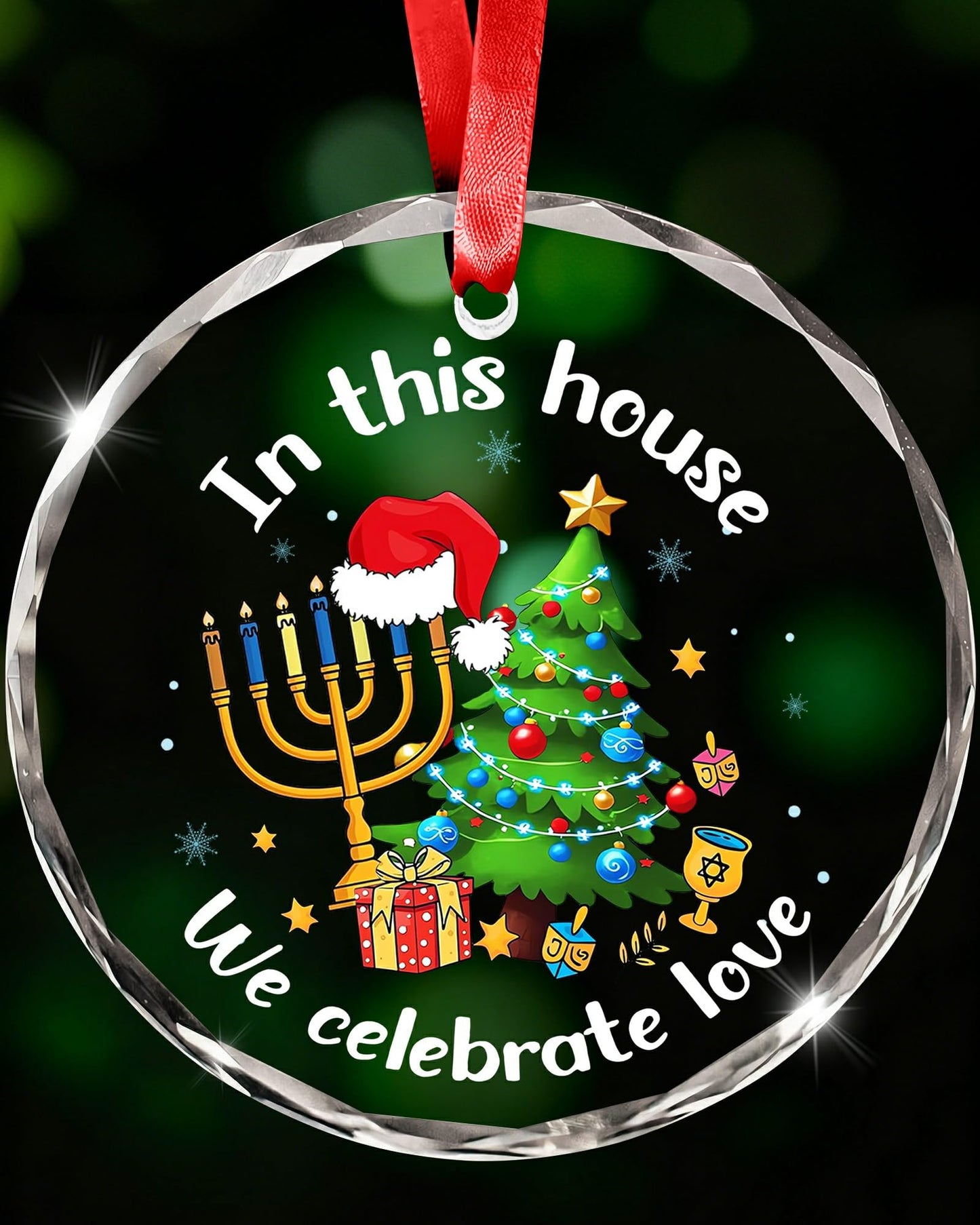 Hanukkah Gifts for Women Men- Hanukkah Christmas Tree Ornaments 2025, Jewish Gifts Spiritual for Men Women, Merchandise Holiday Decor Indoors Home House Decorations