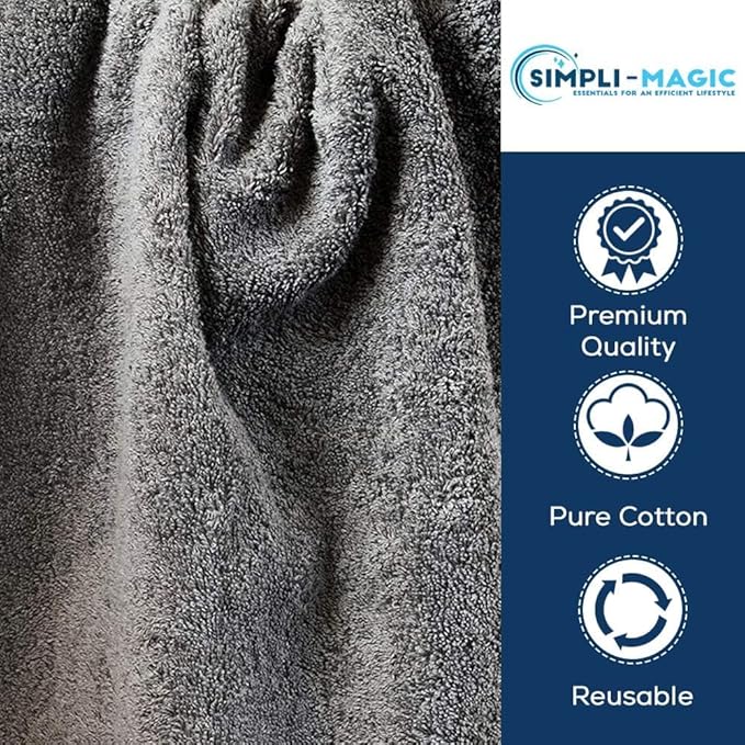 Simpli-Magic Cotton Hand Towels 16"x27" – Soft Towels