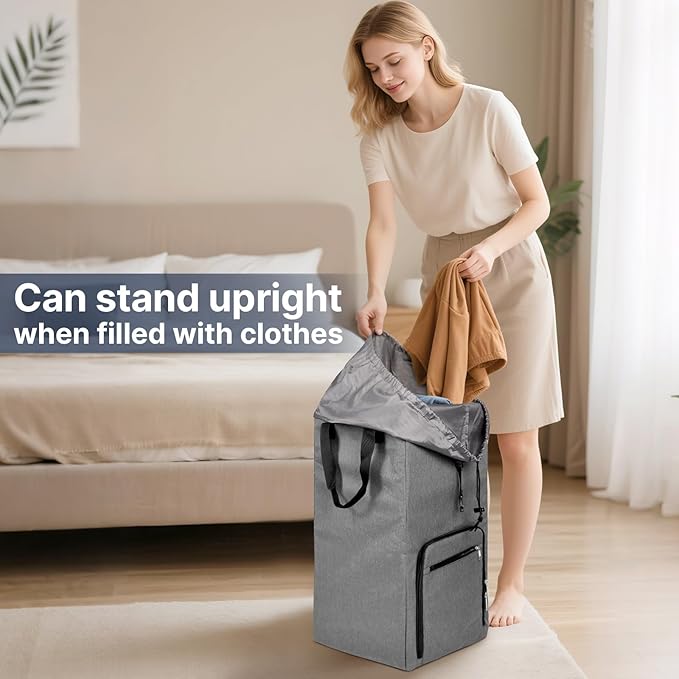 Bukere Laundry Backpack for College Students Dorm Essentials, Extra Large 90L