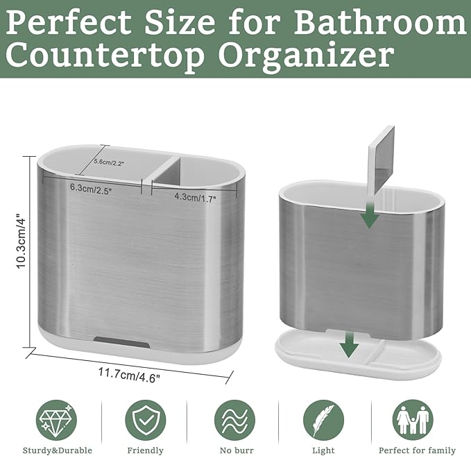 Toothbrush and Toothpaste Holder