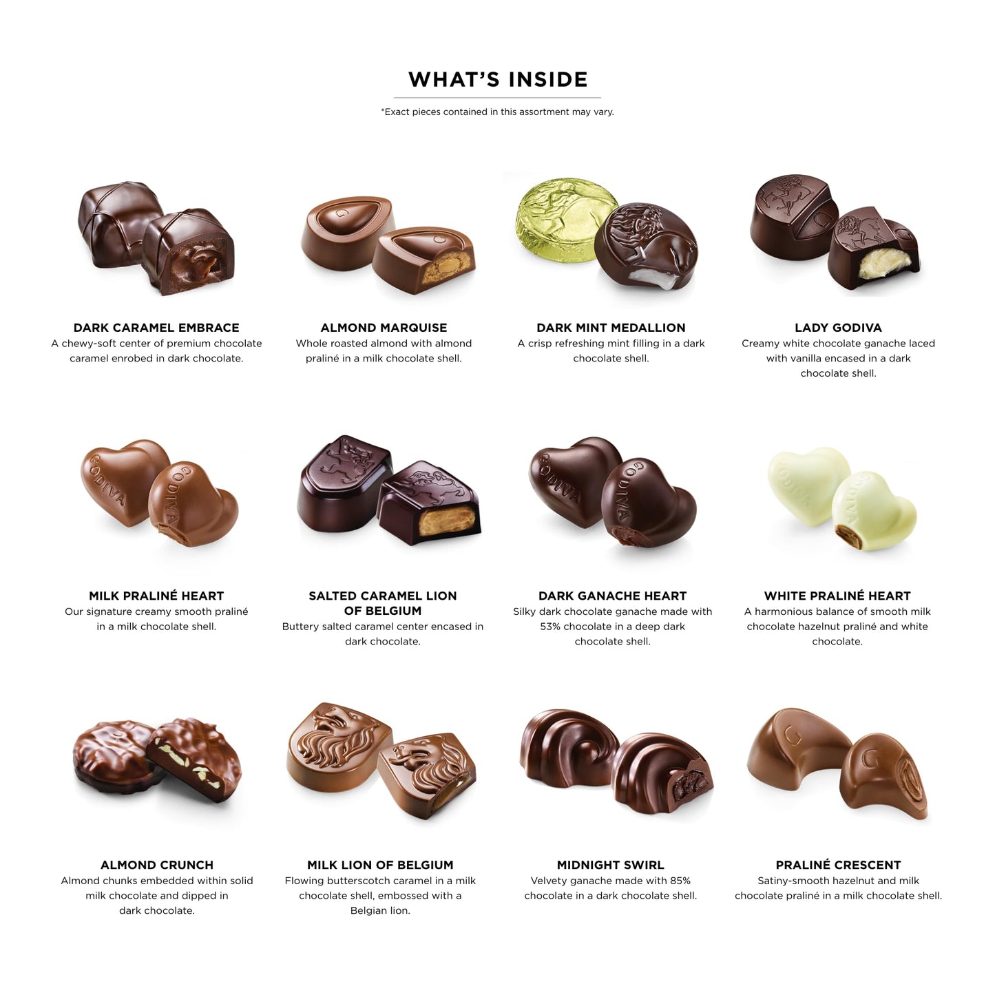 Godiva 2025 Advent Calendar, Limited Edition Deluxe Snowglobe Chocolate Assortment Holiday Gift Box for Christmas, 24pc