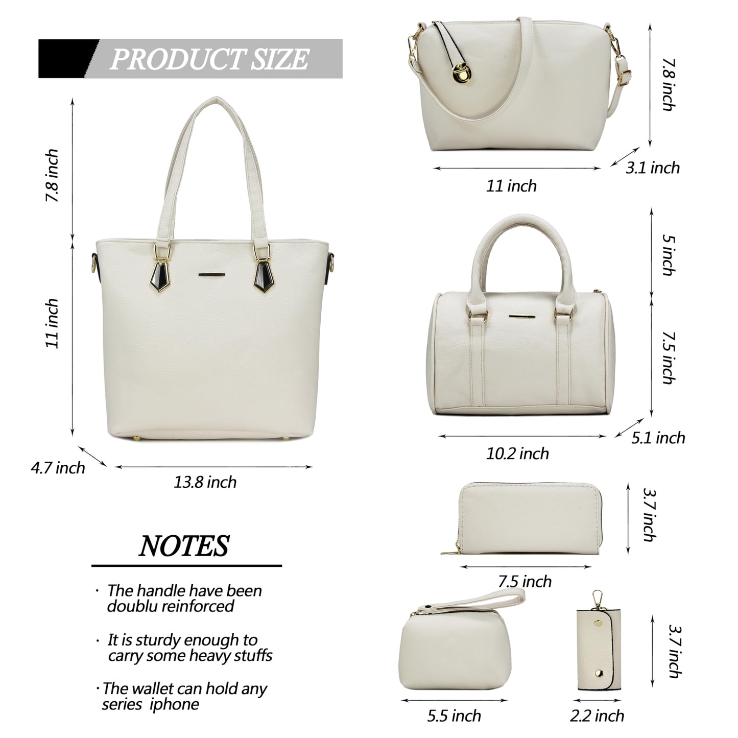 2E-youth Designer Purses and Handbags for Women Satchel Shoulder Bag Tote Top Handle Bag, 3c-beige