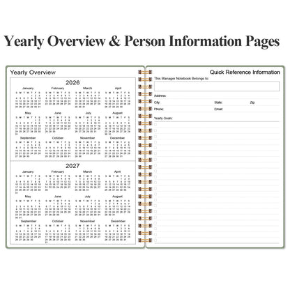 Heveboik Income & Expense Log Book - A4 Income and Expense Tracker for Small Business, Accounting Bookkeeping Tracking for Woman and Man, 8" x 10.5", Green