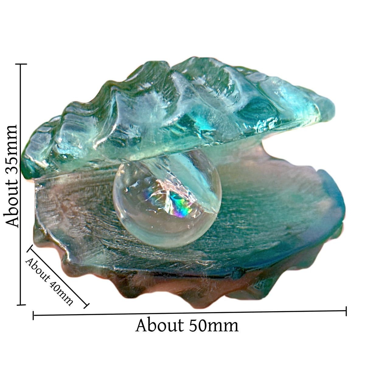 Natural Crystals Shell,Mineral Specimen,Fluorite Shell,Home Decoration,Crystal Carving,Reiki Healing,Crystal Gifts (Fluorite Shell + Clear Quartz Ball)