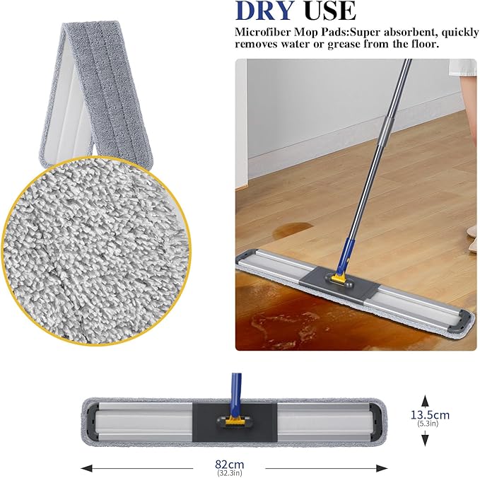 36" Commercial Mop for Floor Cleaning, Masthome Heavy Duty Industrial Mop