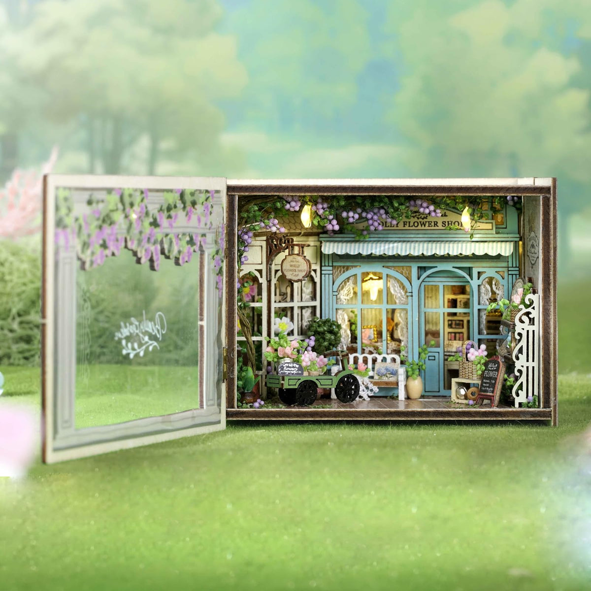 DIY Miniature House Kit, CUTEROOM Mini House Kit for Adult to Build