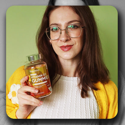 WeightWorld Vitamin D3 4000IU | 120 Vegetarian Gummies | 4 Months Supply | Natural Lemon Flavour VIT D Gummies | Sugar-Free & Gluten-Free Gummies | GMP Approved | Vitamin D Supplements