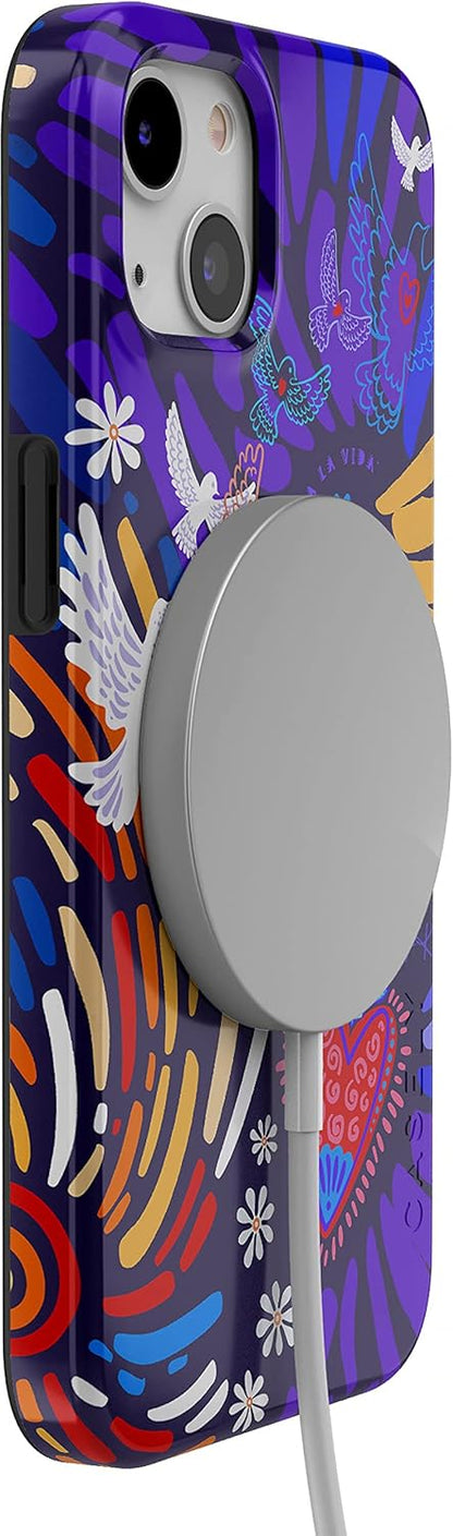 Casely iPhone 13 Case | Field of Flowers | Pastel Floral | Compatible with MagSafe | Classic Ultra Slim Design