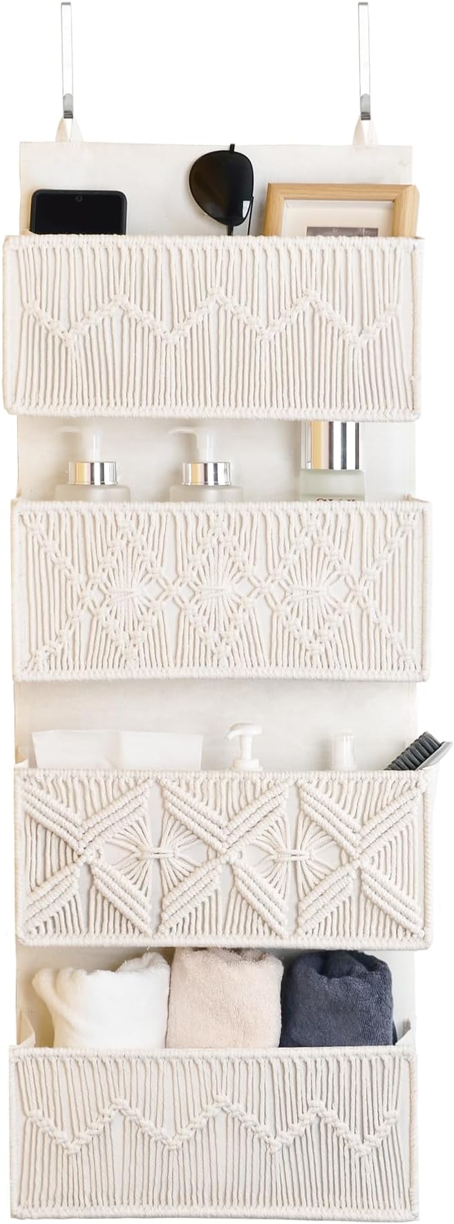 Over the Door Organizer Macrame Boho Nursery Storage