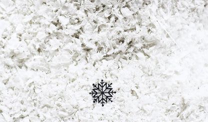 Black Duck Brand Snow Artificial Flakes 4 Oz Bag! Festive Fake Snow for Crafts, Christmas, and Decor!