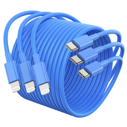4Pack USB C to Lightning Cable 6FT, Fast Charging Cord for iPhone 14, Replacement for Apple Original Charger Cable for iPhone 14 13 12 11 Pro 11 XS MAX XR 8 7 6s Plus