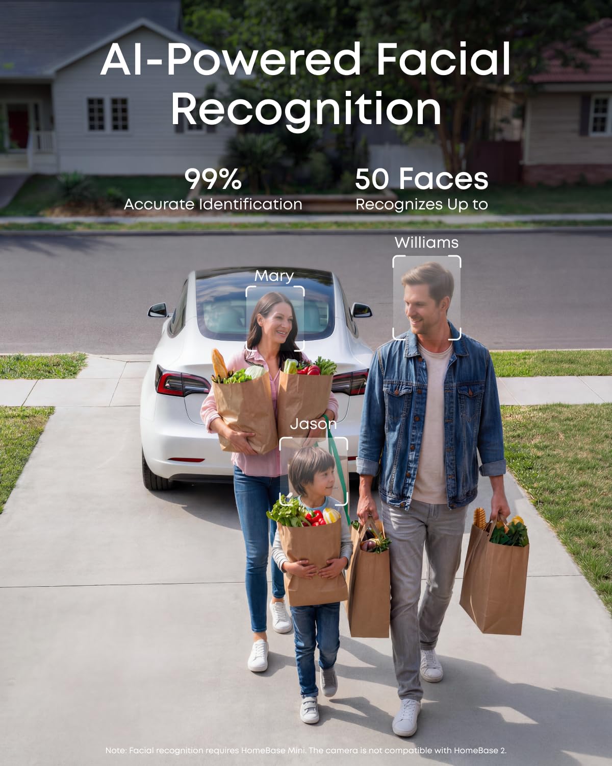 eufy Security eufyCam C35 4-Cam Kit with Solar Panel, Wireless Security Camera, Outdoor and Indoor, Magnetic Mount, Color Night Vision, Local Storage, No Monthly Fee, IP67, Built-in 8GB, White