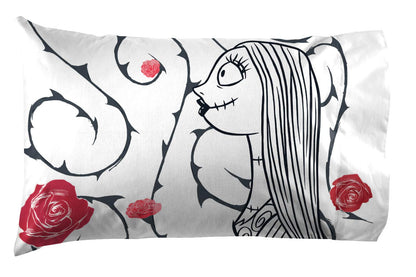 Jay Franco Disney Nightmare Before Christmas Moonlight 7 Piece Full Bed Set - Includes Reversible Comforter & Sheet Set - Features Jack Skellington and Sally - Super Soft Microfiber