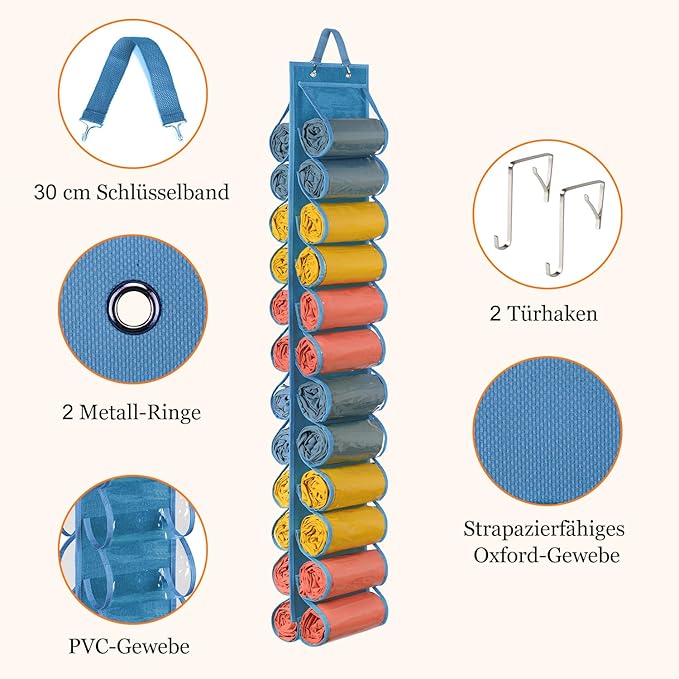 Lirex Hanging Yoga Legging Storage Organizer